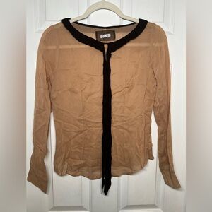Reformation Brown‎ and Black Women's Top Size Small